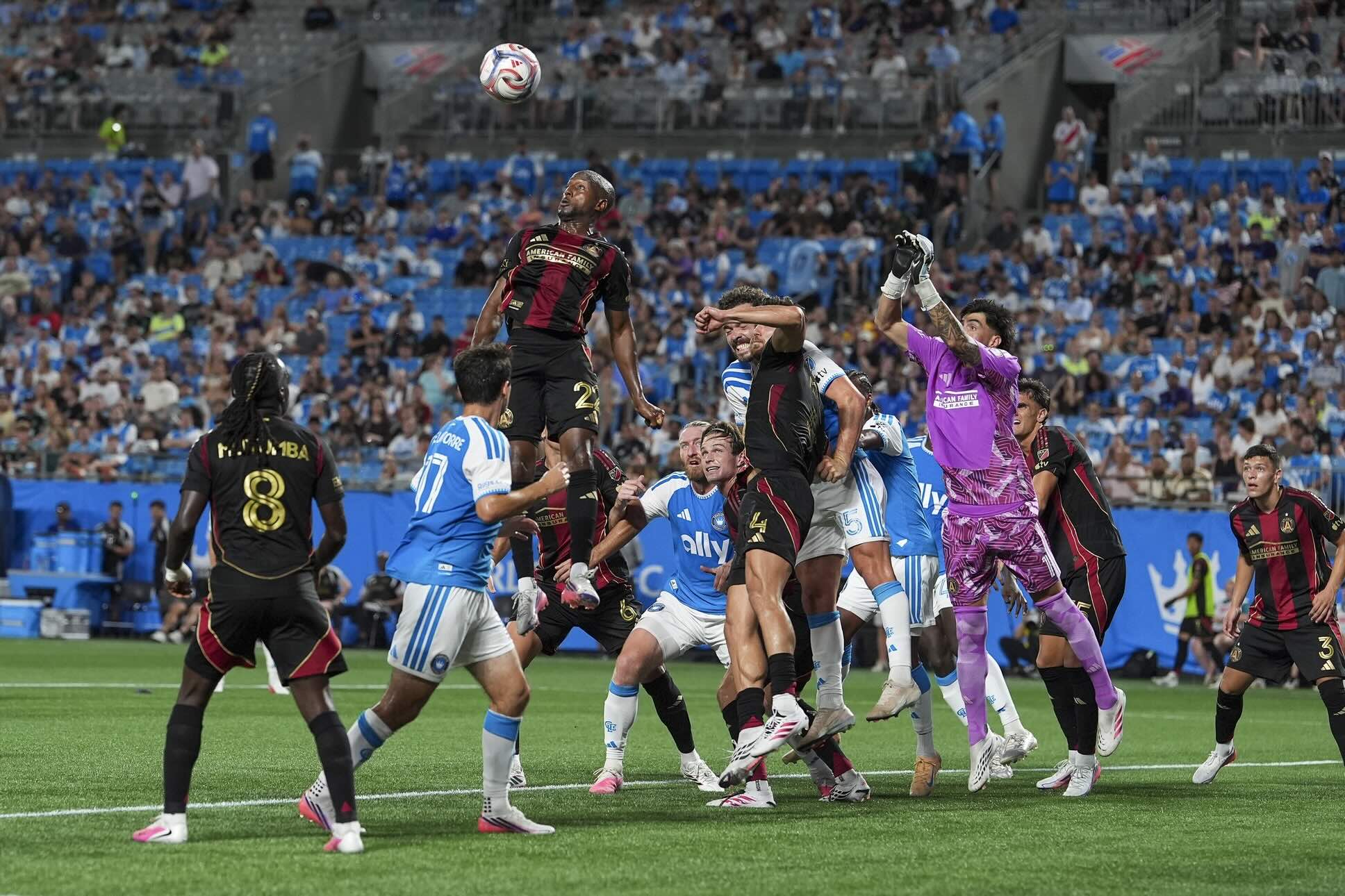 Atlanta United against Charlotte FC