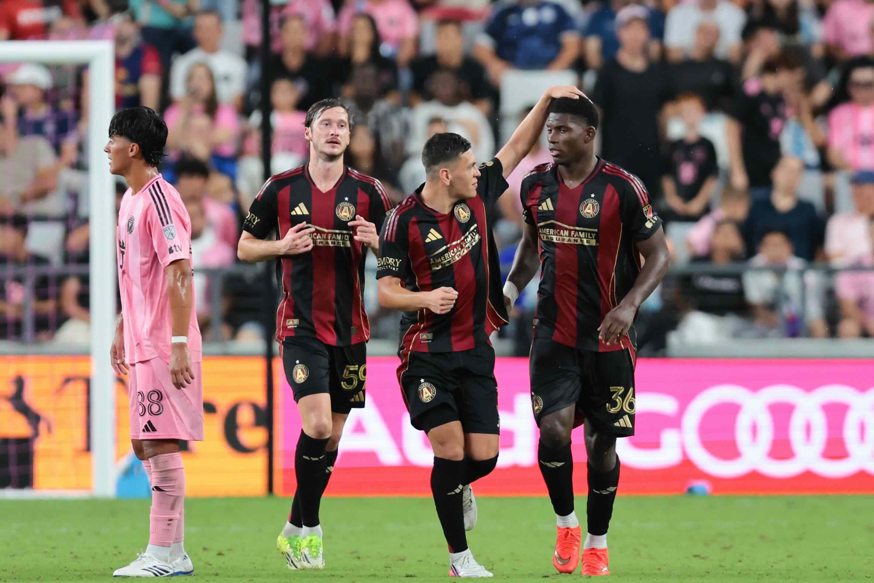 Alexey Miranchuk, Elias Baez, and Breel Embolo